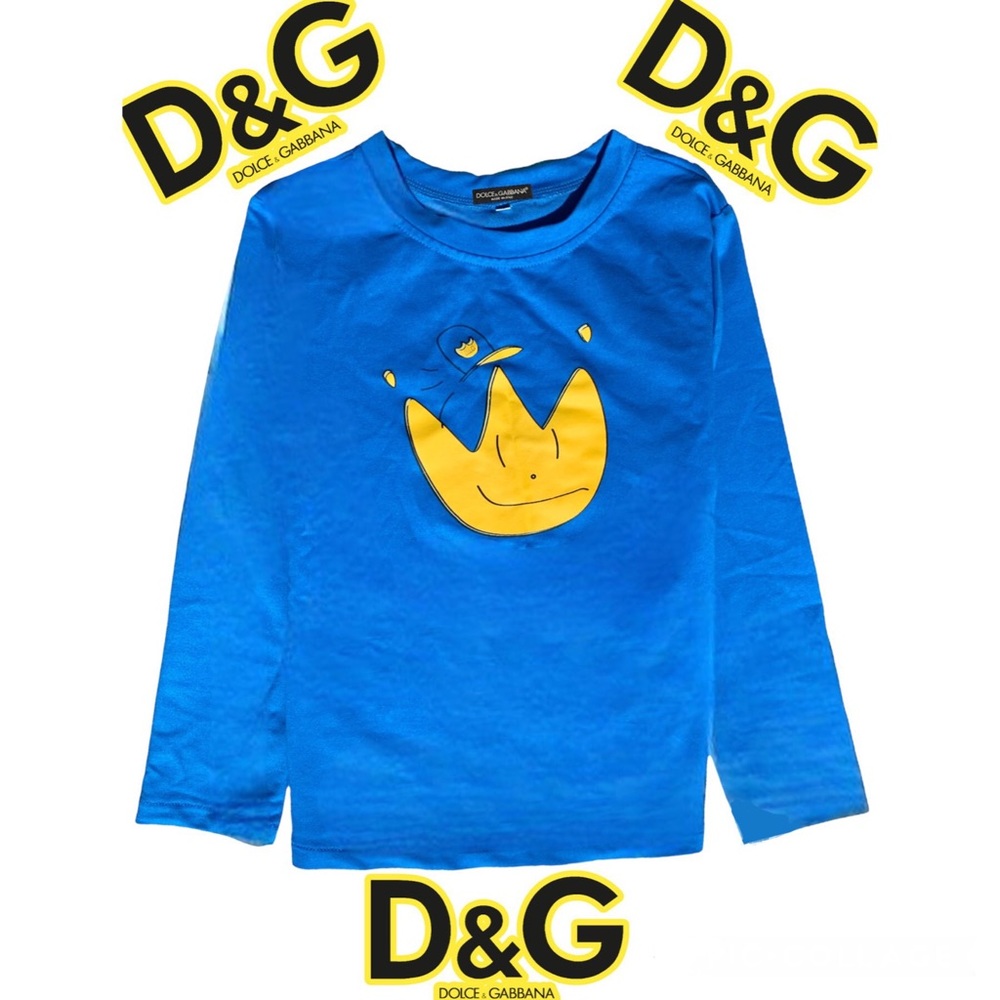 NWT Dolce & Gabbana Tshirt D&G Graphic Shirt Tee Kids Toddler Boys Girls Gift